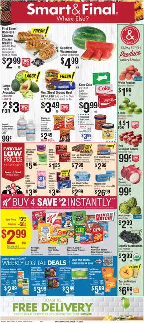 Smart & Final catalogue in Cardiff By The Sea CA | Great discounts on selected products | 2025-06-17T00:00:00.000Z - 2025-06-19T00:00:00.000Z