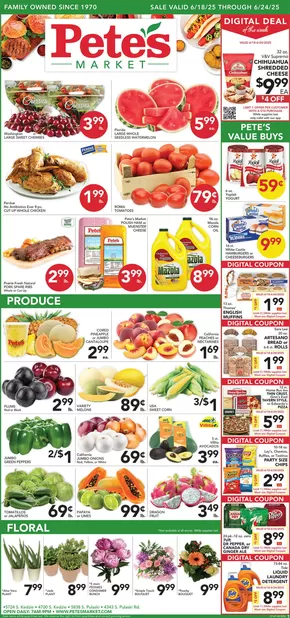 Pete's Fresh Market catalogue in Chicago IL | Top deals and discounts | 2025-06-18T00:00:00.000Z - 2025-06-24T00:00:00.000Z