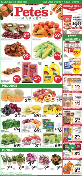 Pete's Fresh Market catalogue in Chicago IL | Exclusive deals for our customers | 2025-06-18T00:00:00.000Z - 2025-06-24T00:00:00.000Z