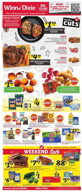 Winn Dixie catalogue in Prairieville LA | New offers to discover | 2025-06-18T00:00:00.000Z - 2025-06-24T00:00:00.000Z