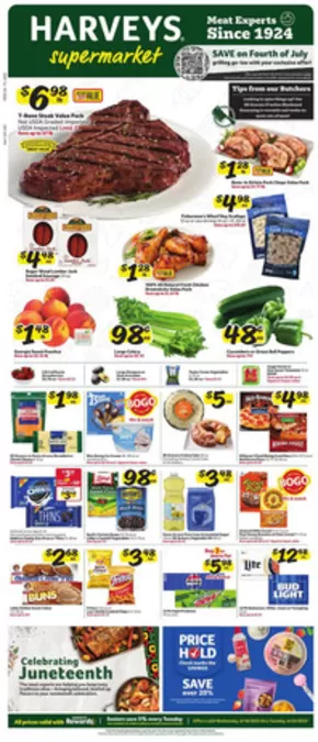 Harveys Supermarkets catalogue in Hilliard FL | Top offers for all bargain hunters | 2025-06-18T00:00:00.000Z - 2025-06-24T00:00:00.000Z