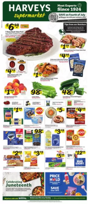 Harveys Supermarkets catalogue in Grovetown GA | Our best offers for you | 2025-06-18T00:00:00.000Z - 2025-06-24T00:00:00.000Z