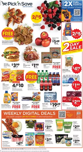 Pick'n Save catalogue in Greenfield WI | Top deals for all customers | 2025-06-18T00:00:00.000Z - 2025-06-24T00:00:00.000Z