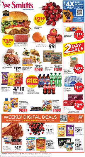 Smith's catalogue in Lake Havasu City AZ | Top deals for all customers | 2025-06-18T00:00:00.000Z - 2025-06-24T00:00:00.000Z