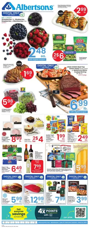 Albertsons catalogue in Idaho Falls ID | Discounts and promotions | 2025-06-18T00:00:00.000Z - 2025-06-24T00:00:00.000Z