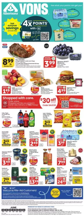 Albertsons catalogue in Anaheim CA | Top deals and discounts | 2025-06-18T00:00:00.000Z - 2025-06-24T00:00:00.000Z