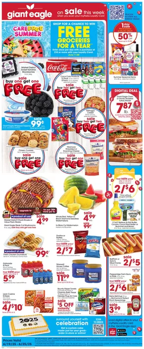 Giant Eagle catalogue in Lower Burrell PA | Wide range of offers | 2025-06-19T00:00:00.000Z - 2025-06-25T00:00:00.000Z