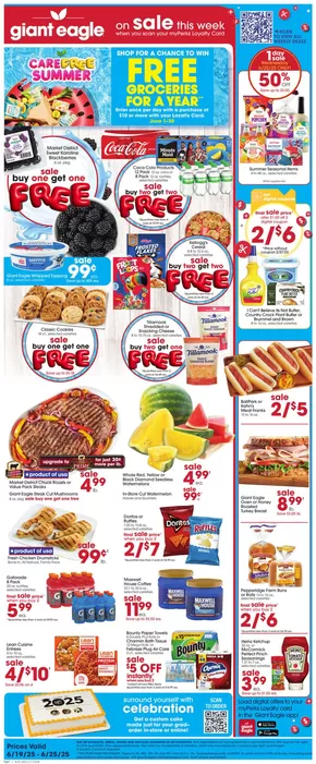 Giant Eagle catalogue in Knoxville MD | Great offer for all customers | 2025-06-19T00:00:00.000Z - 2025-06-25T00:00:00.000Z
