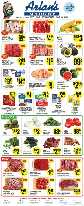 Arlan's Market catalogue in Deer Park TX | Arlan's Market weekly ad | 2025-06-18T00:00:00.000Z - 2025-06-24T00:00:00.000Z