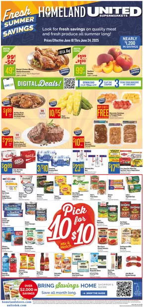 Homeland Market catalogue in Yukon OK | Great offer for all customers | 2025-06-18T00:00:00.000Z - 2025-06-24T00:00:00.000Z