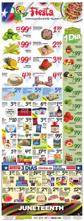 Fiesta Mart catalogue in Deer Park TX | Current bargains and offers | 2025-06-18T00:00:00.000Z - 2025-06-24T00:00:00.000Z