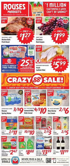 Rouses catalogue in Raceland LA | Exclusive bargains | 2025-06-18T00:00:00.000Z - 2025-06-25T00:00:00.000Z