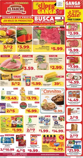 Supermercado El Rancho catalogue | Supermercado El Rancho Weekly ad | 2025-06-20T00:00:00.000Z - 2025-06-22T00:00:00.000Z