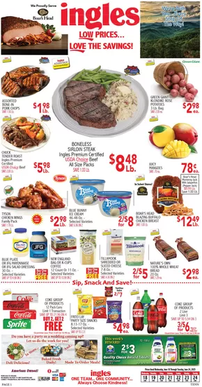 Ingles Markets catalogue in Blountville TN | Special offers for you | 2025-06-18T00:00:00.000Z - 2025-06-24T00:00:00.000Z
