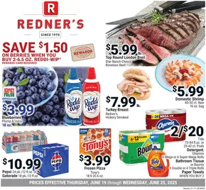 Redner's Warehouse catalogue in King Of Prussia PA | On Sale June_19_S16 | 2025-06-19T00:00:00.000Z - 2025-06-25T00:00:00.000Z