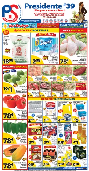 Presidente catalogue in Delray Beach FL | Our best deals for you | 2025-06-18T00:00:00.000Z - 2025-06-24T00:00:00.000Z