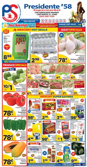 Presidente catalogue in Lake Worth FL | Our best bargains | 2025-06-18T00:00:00.000Z - 2025-06-24T00:00:00.000Z