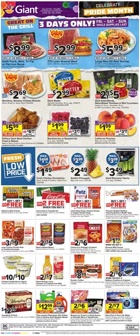 Giant Food catalogue in Temple PA | Great offer for all customers | 2025-06-20T00:00:00.000Z - 2025-06-26T00:00:00.000Z