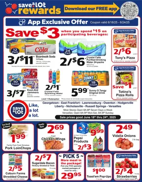 Save a Lot catalogue in South Sioux City NE | Current deals and offers | 2025-06-18T00:00:00.000Z - 2025-06-24T00:00:00.000Z