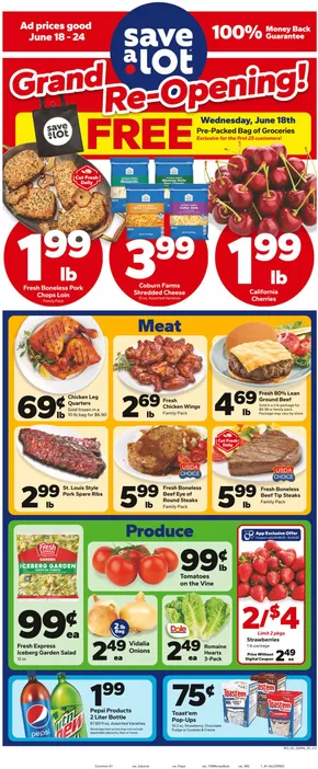 Save a Lot catalogue in Battle Creek MI | Top offers for smart savers | 2025-06-18T00:00:00.000Z - 2025-06-24T00:00:00.000Z
