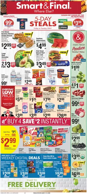 Smart & Final catalogue in Pleasanton CA | Weekly Ad Savings (06/18/25 - 06/24/25)  | 2025-06-20T00:00:00.000Z - 2025-06-24T00:00:00.000Z