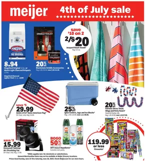 Meijer catalogue in Windfall IN | 4th of July sale | 2025-06-22T00:00:00.000Z - 2025-07-05T00:00:00.000Z