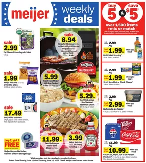Meijer catalogue in Windfall IN | Discounts and promotions | 2025-06-22T00:00:00.000Z - 2025-06-28T00:00:00.000Z