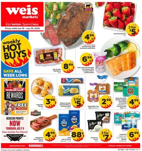Weis Markets catalogue in Dover PA | Top offers for smart savers | 2025-06-19T00:00:00.000Z - 2025-06-25T00:00:00.000Z