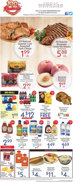 Riesbeck catalogue in Moundsville WV | Save now with our deals | 2025-06-23T00:00:00.000Z - 2025-06-29T00:00:00.000Z