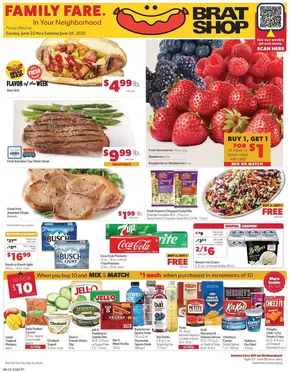Family Fare catalogue in West Fargo ND | Save now with our deals | 2025-06-22T00:00:00.000Z - 2025-06-28T00:00:00.000Z