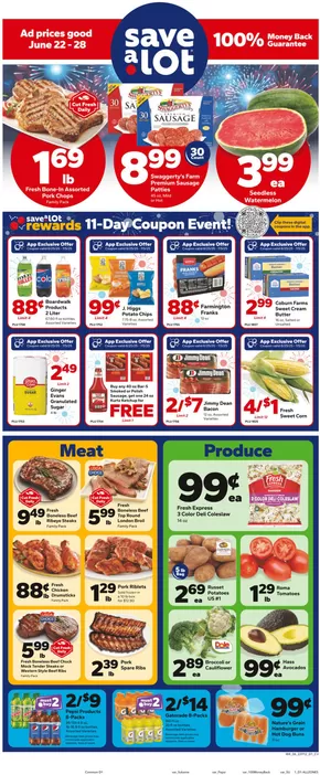 Save a Lot catalogue in Camdenton MO | Wide range of offers | 2025-06-22T00:00:00.000Z - 2025-06-28T00:00:00.000Z