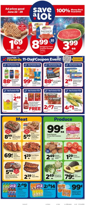 Save a Lot catalogue in Camdenton MO | Current deals and offers | 2025-06-22T00:00:00.000Z - 2025-06-28T00:00:00.000Z