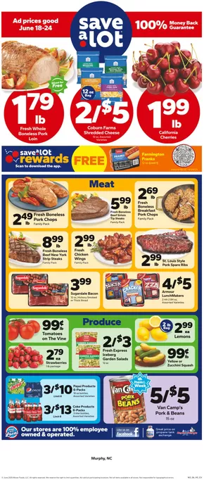 Save a Lot catalogue in Greenfield OH | Great discounts on selected products | 2025-06-18T00:00:00.000Z - 2025-06-24T00:00:00.000Z