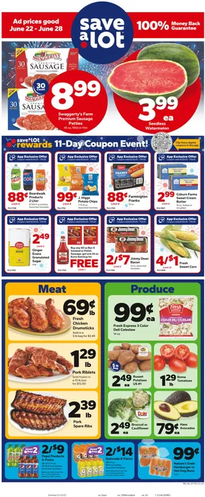 Save a Lot catalogue in Camdenton MO | Discover attractive offers | 2025-06-22T00:00:00.000Z - 2025-06-28T00:00:00.000Z