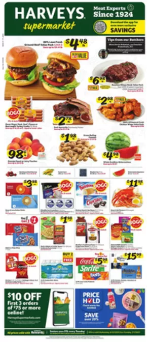 Harveys Supermarkets catalogue in Eastman GA | Attractive special offers for everyone | 2025-06-25T00:00:00.000Z - 2025-07-01T00:00:00.000Z