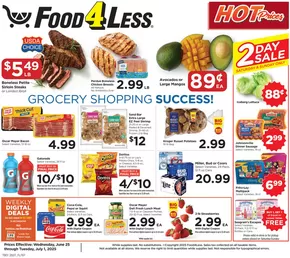Food 4 Less catalogue | Current bargains and offers | 2025-06-25T00:00:00.000Z - 2025-07-01T00:00:00.000Z