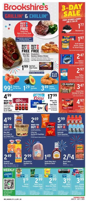 Brookshire's catalogue in Henderson TX | Great discounts on selected products | 2025-06-25T00:00:00.000Z - 2025-07-01T00:00:00.000Z