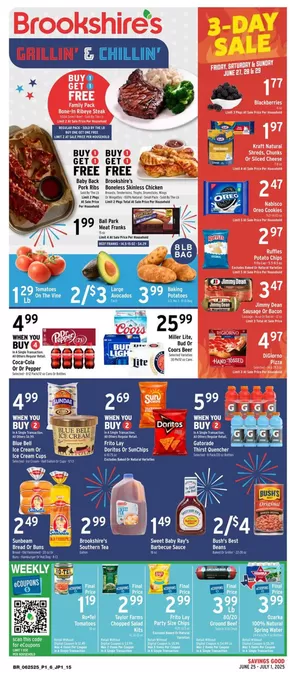 Brookshire's catalogue in Crossett AR | Discounts and promotions | 2025-06-25T00:00:00.000Z - 2025-07-01T00:00:00.000Z