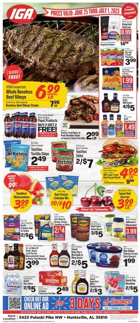 IGA catalogue in Arthur IL | Offers for bargain hunters | 2025-06-25T00:00:00.000Z - 2025-07-01T00:00:00.000Z