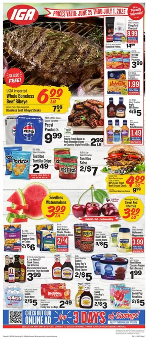 IGA catalogue in Arthur IL | Our best offers for you | 2025-06-25T00:00:00.000Z - 2025-07-01T00:00:00.000Z
