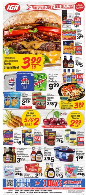 IGA catalogue in Arthur IL | Discounts and promotions | 2025-06-25T00:00:00.000Z - 2025-07-01T00:00:00.000Z