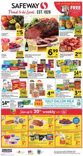 Safeway catalogue in Crescent City CA | Wide range of offers | 2025-06-25T00:00:00.000Z - 2025-07-01T00:00:00.000Z
