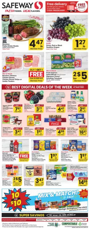 Safeway catalogue in Cascade CO | Our best deals for you | 2025-06-25T00:00:00.000Z - 2025-07-01T00:00:00.000Z