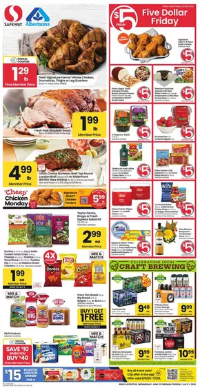 Safeway catalogue in Pendleton OR | Exclusive deals and bargains | 2025-06-25T00:00:00.000Z - 2025-07-01T00:00:00.000Z