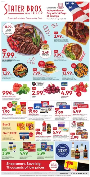 Stater Bros catalogue in South Gate CA | Exclusive deals for our customers | 2025-06-25T00:00:00.000Z - 2025-07-01T00:00:00.000Z