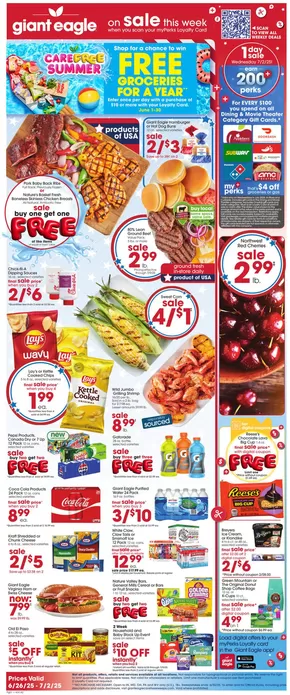 Giant Eagle catalogue in Granville OH | Top deals and discounts | 2025-06-26T00:00:00.000Z - 2025-07-02T00:00:00.000Z