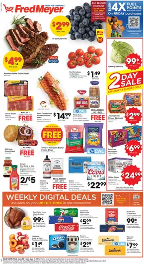 Fred Meyer catalogue | Current deals and offers | 2025-06-25T00:00:00.000Z - 2025-07-01T00:00:00.000Z