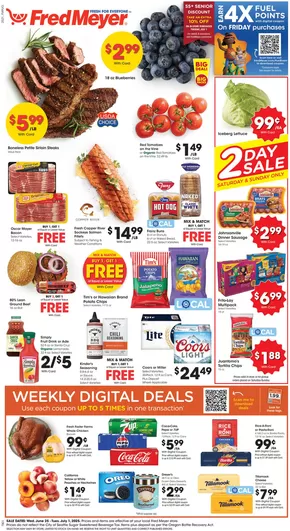 Fred Meyer catalogue | Save now with our deals | 2025-06-25T00:00:00.000Z - 2025-07-01T00:00:00.000Z