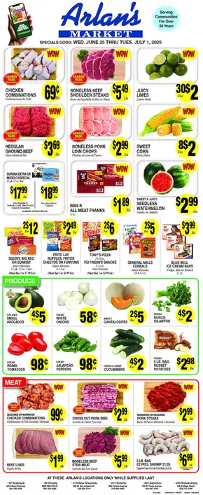 Arlan's Market weekly ad