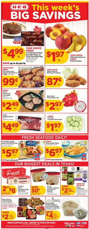 H-E-B catalogue in Austin TX | Weekly Ads H-E-B | 2025-06-25T00:00:00.000Z - 2025-07-01T00:00:00.000Z